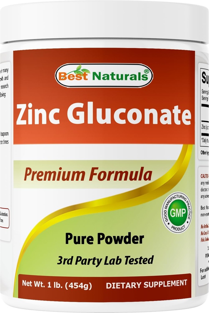 Migliore naturale zinco Gluconate polvere pura 1 Pound