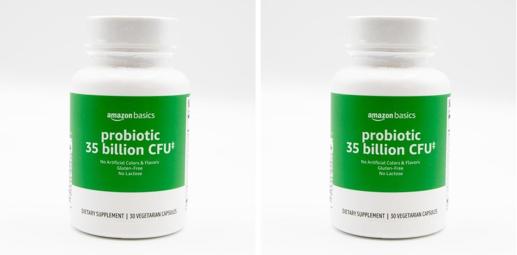 Probiotici 35 miliardi di CFU, 8 Straini Probiotici con Miscela Prebiotica, Supporta Digestione sana, 30 Capsule Vegetariani, 1 Mese di Alimentazione 30 Conta (Pacchetto di 2) (Precedentemente Solimo)