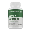 Integratore di supporto per il fegato di rinnovo della natura – Cleanse Detox Repair Renew Recovery Formula with Milk Thistle, Dandelion Root, Artichoke Extract, Choline, Turmeric – 60 capsule