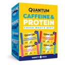 Quantum Energy Square: Energy Bar con Caffeina e 10g Protein. Delizioso spuntino sano sul Go. (Vegan, senza glutine, senza soia, senza latticini) (Variety 8-Pack)
