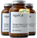 ALGAECAL - Integratore di calcio a base vegetale con vitamina D3 (1000 IU) per la resistenza del Bone, contiene 13 minerali che supportano la salute del Bone, il calcio organico (750 mg) per le donne e gli uomini, 90 Caps, 3 mesi di alimentazione