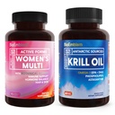 BioEmblem Antartico Krill olio supplemento e Multivitaminico femminile