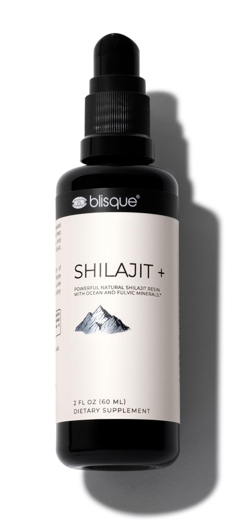 Blisque – Himalayan Shilajit Resina Gocce minerali | Pure, Natural, Organic | per Detox, Cleanse, Immune Support, Brain Booster, and Energy | Contiene acido Fulvic e minerali Trace | 2 FL OZ