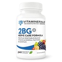 Vitaminerals 2BG+TM B Complesso Immune Support High Potency B Complex | Frutta & Veggies Blend | 240 Caps Veggie