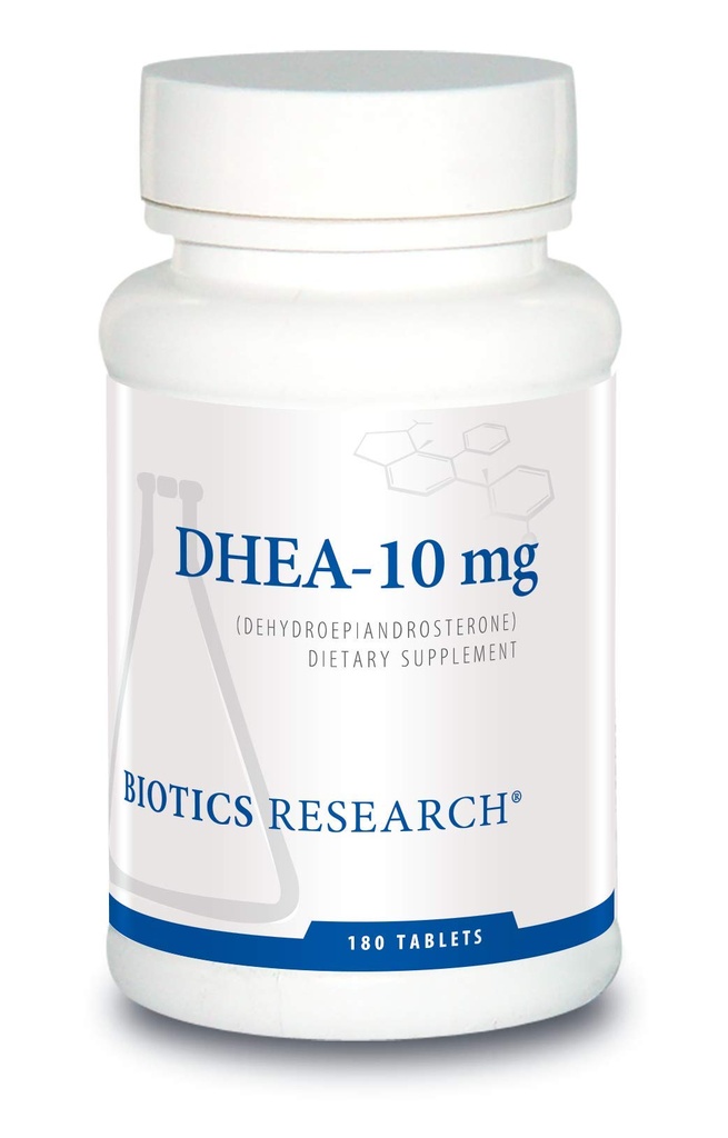 Biotics Research DHEA 10 Milligram Hormonal Balance, Metabolismo, Migliorato Mood e Outlook, Età Gracefully, risposta di stress sano, 180 compresse