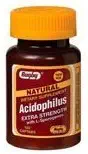 Rugby Acidophilus Extra Forza con L-Sporogenes (100 Captabs)(6 pack) di Rugby