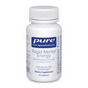 Pure Encapsulations Rapid Mental Energy - Integratore di Memoria Vegan per sostenere la salute del cervello - Ginkgo Biloba Extract, Alpinia Galanga & American Ginseng Extract - Non-GMO & Gluten-Free - 30 Capsule