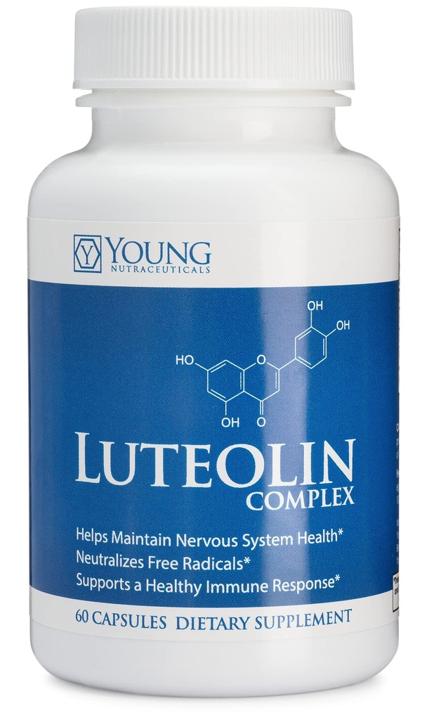 Mirica YoungNutra Luteolin Complex - Supporta una risposta immunitaria sana e aiuta a mantenere la salute del sistema nervoso* - 60 capsule