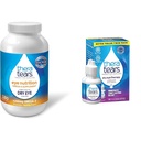 TheraTears 1200mg Omega 3 Supplemento per la nutrizione degli occhi, Trigliceride organico trigliceride olio di pesce e vitamina E, 180 Conte & Dry Eye Therapy Lubricating Gocce per occhi secchi, 1 fl oz Bottiglia Twin Pack