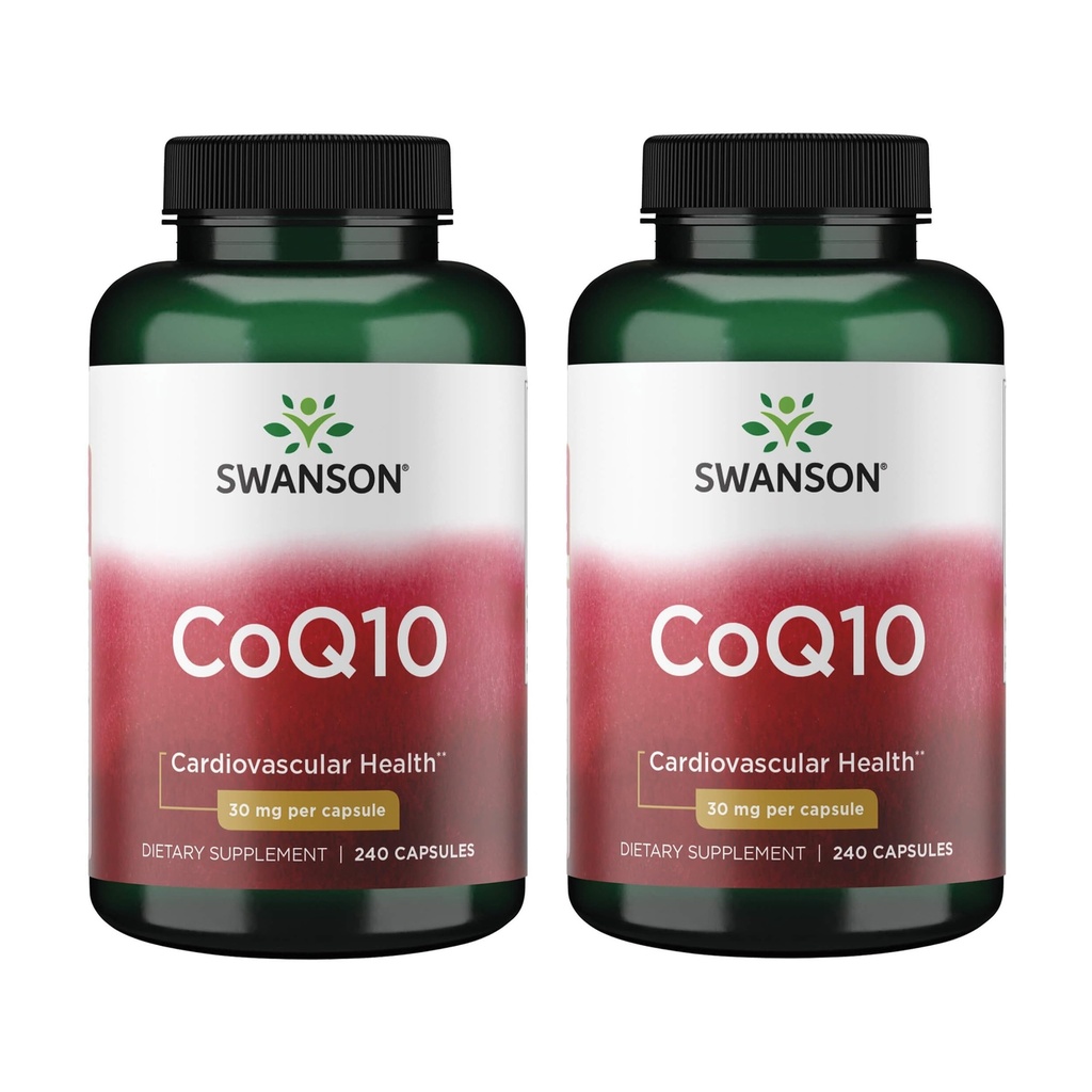 Swanson Coq10 30 mg 240 Caps (2 Confezione)