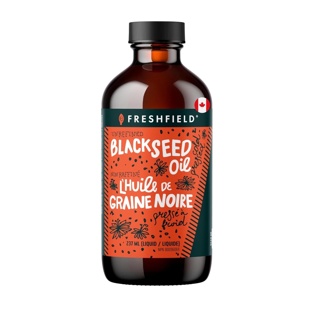 Freshfield Black Seed Oil | Vegan Friendly, Thymoquinone, Premium (Black Cumin Seed Oil, Nigella Sativa)