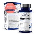 Probiotici 1MD Nutrition BiomeMD | 62 miliardi di CFU, 15 Strains Comprehensive - Pro & Prebiotics | Medico-Formulato per la salute digestiva & supporto immunitario | 30 capsule