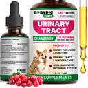 Cat & Dog Natural UTI Medicine & Urinary Tract Infection Treatment with Cranberry - Kidney + Bladder Support Supplement - Migliore prevenzione per l'incontinenza e le pietre della vescica dell'urina - Pet Renal Health