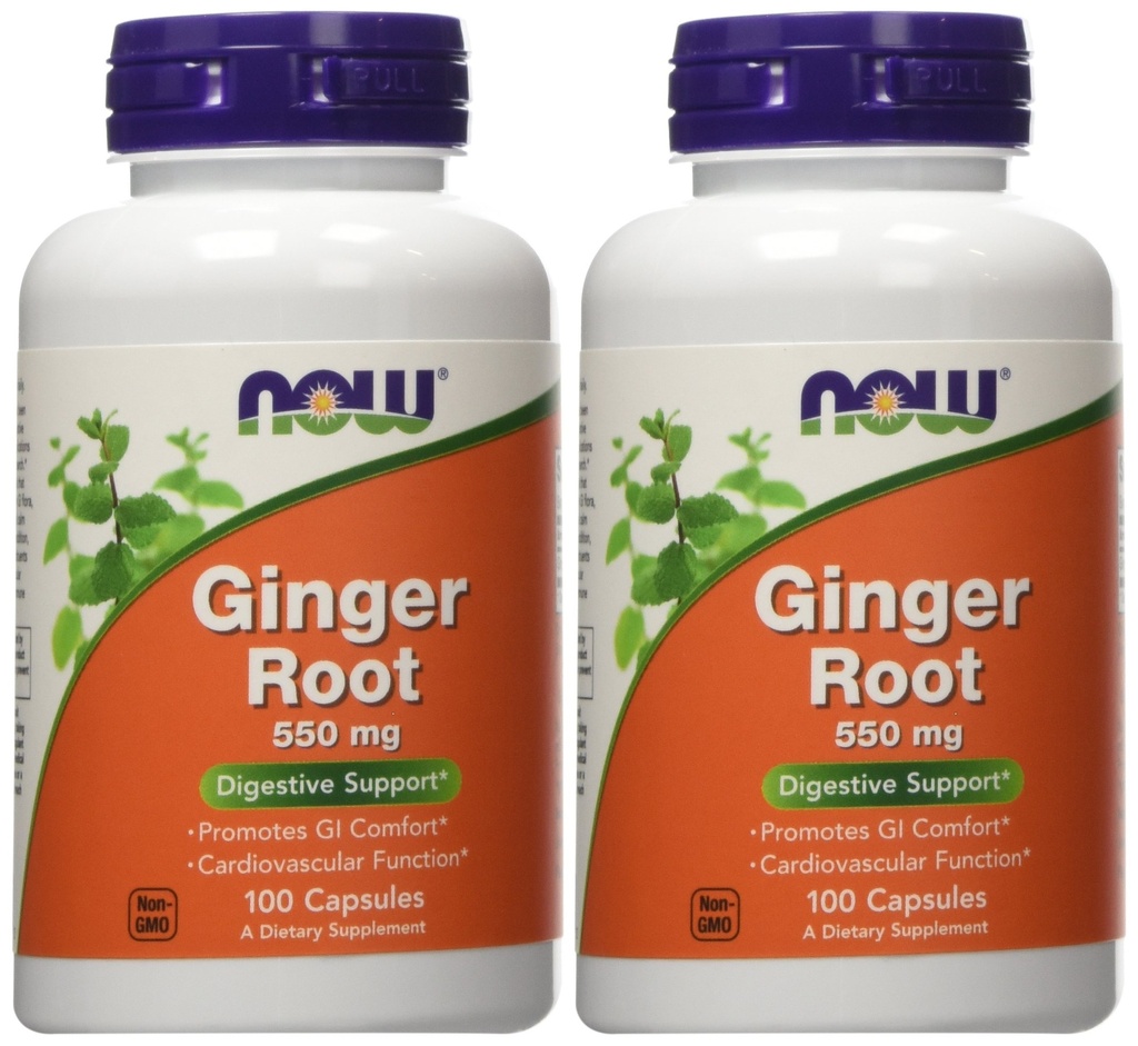 Ginger Root 550mg 100 capsule (Pack of 2)