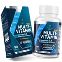 Men Multivitamins 50 Plus - Multivitamina quotidiana per gli uomini con estratti di erbe fermentati & 43 vitamine e minerali - Mens Vitamins Supports Memoria & Cervello, Energia, Salute di ossa