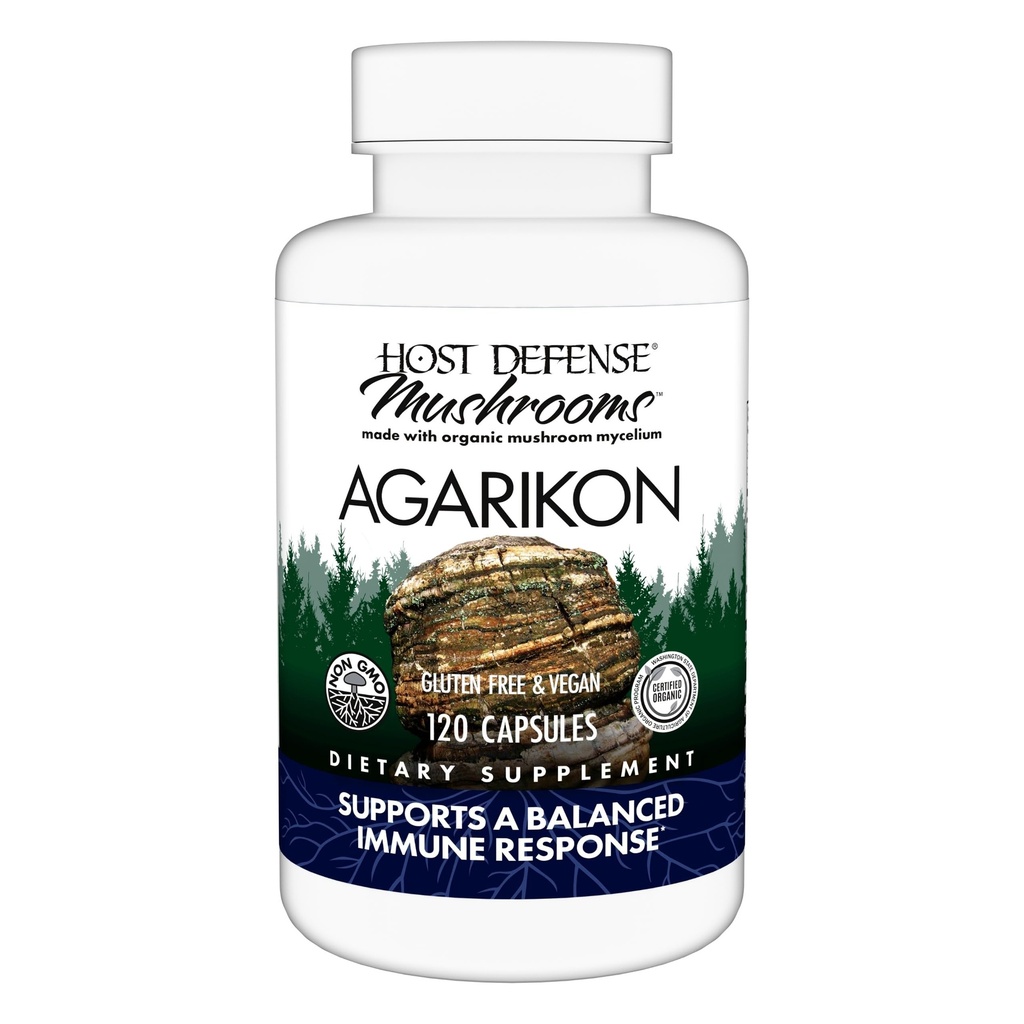 Host Defense Agarikon Capsules - Integratore di Supporto per Sistema Immune - Integratore per Funzioni Immuni per Aiuto - Integratore Dietetico Erbelico - 120 Capsule (120 Serve)*
