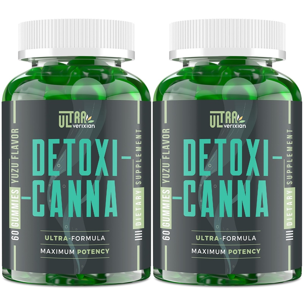Detox Cleanse Gummies - fegato, fegato, rene Detox & Riparazione, Rapido & Efficace Full Body Cleanse Best for Women and Men with Milk Thistle - Natural Plant-Based Detox Supplement, 120 Gummies