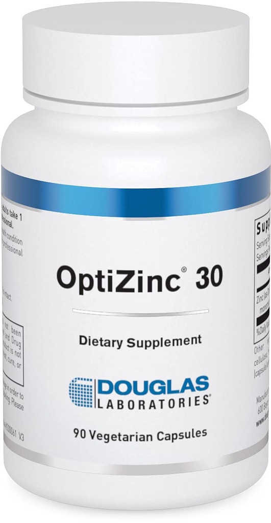 Douglas Laboratories Opti Zinc 30 mg. | Zinc Monomethionine Supporta funzione immunitaria e pelle sana | 90 capsule