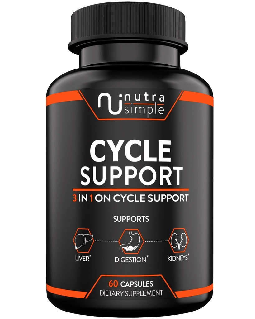 Integratore di supporto del ciclo per gli uomini e le donne - Detox & Riparazione Natural Liver - Gut Health & Kidney Support with Milk Thistle, Beet Root, Dandelion, Choline, Estratto di carciofo - 60 capsule