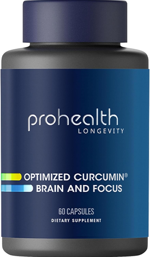 ProHealth ottimizzato Curcumin cervello e messa a fuoco (60 capsule)
