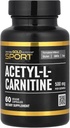 Acetil-L-Carnitina, 500 mg, 60 capsule di verdure