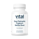 Vital Nutrients Saw Palmetto con Pygeum & Nettle Root - Vegan Saw Palmetto per gli uomini Supporta la sana funzione della prostata* - Glutine, Latticini, Soia Free - 60 Capsule