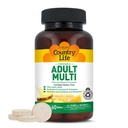 Masticabile Multivitaminico per Adulti con Coenzima B-Vitamins, Antiossidanti, Minerali, Ananas-Orange Flavor - Supporta Metabolismo Energetico e Salute Immune, Gluten Free - 60 Wafers