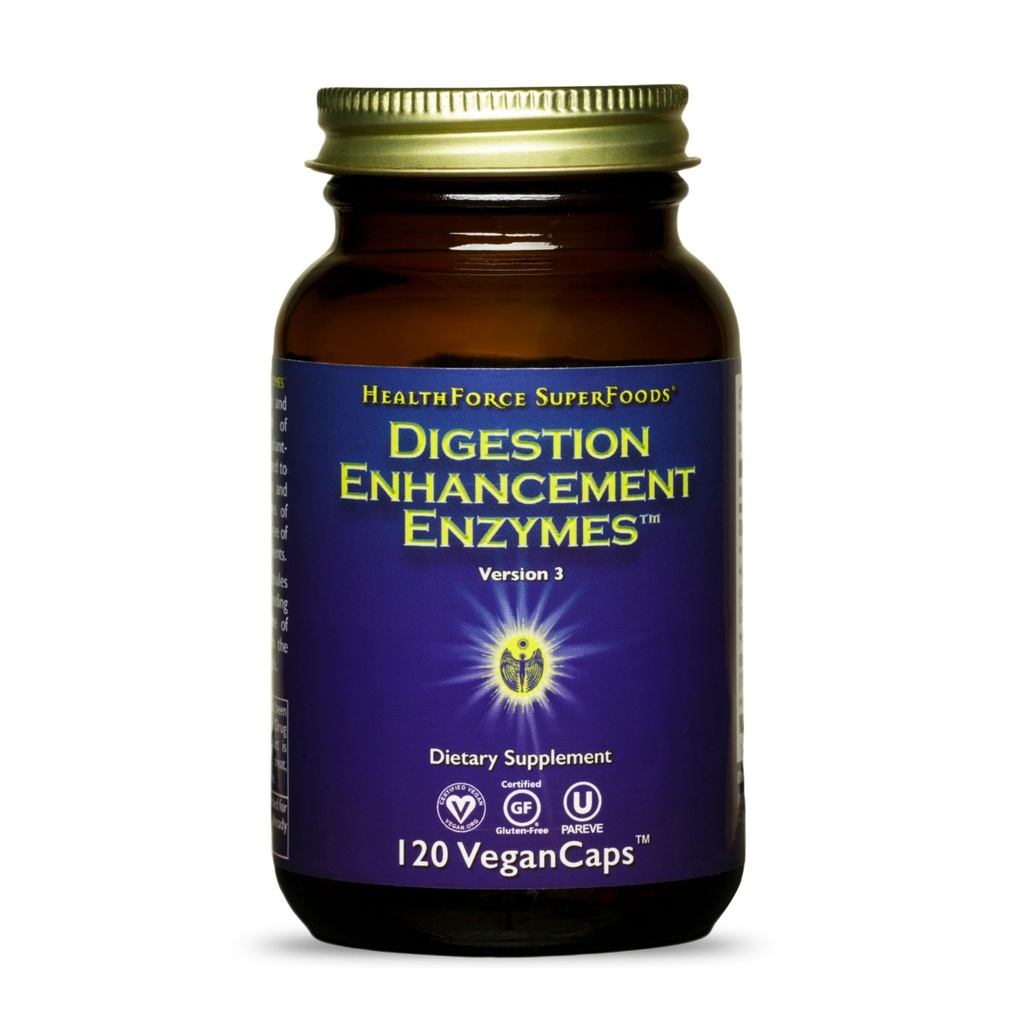 HEALTHFORCE SUPERFOODS Enzimi di digestione - 120 capsule vegane