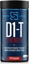 Booster di testosterone di resistenza D1-T per gli uomini Gainer di massa con acido D-aspartico - Monster Muscle Mass-Building - Test Booster Suppressione della crescita muscolare anabolica di estrogeno (120 capsule)