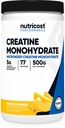 Nutricost Creatina Monoidrato Polvere (Pineapple Mango, 500 Gram) - Integratore Micronizzato Creatina - Vegan, Non OGM, Gluten Free