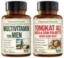 Vimerson salute Multivitamin per gli uomini & Tongkat Ali per gli uomini con l'erba arrapata, polvere di radice di Maca, Tribulus Terrestris, estratto di Palmetto