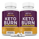Laboratori giustificati (2 Pack Keto Advantage Keto Burn Pills 1275MG Nuova e migliorata Formula Contiene Aceto di Mele Aceto Extra Vergine di Oliva Polvere di Olio di Oliva Verde Tea Leaf 120 Capsule