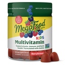 MegaFood Kids Multivitamin Gummies - Vitamine per bambini - Età 4+ con vitamina C, vitamina D, zinco, colina e frutta reale - Cervello e supporto immunitario - Gummie nutrienti - 60 Gummies (30 Serve)