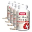 Jarrow Formulas Acido Pantotenico B5 500 mg - 100 Caps Veggie - Essential B Vitamin Dietary Supplement - Energy Production & Metabolism Support - 100 Serve (Pack of 4)