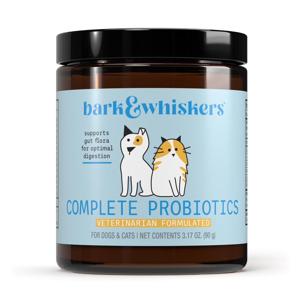 Dr. Mercola, Probiotici Completi, per Gatti e Cani, 3.17 oz (90 g), Supporti Funzione Immune, Supporto Digestivo, Non OGM, Soia Free, Gluten Free
