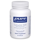 Pure Encapsulations Curcumin 500 con Bioperine - Supplemento antiossidante ai giunti di supporto, tessuto, fegato, colon e salute cellulare* - con curcumina e bioperina - 60 capsule