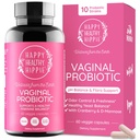 Probiotici vaginali per le donne - ph Balance per le donne | 10B CFU - 10 Strains | Cranberry & D-Mannose | BV, Yeast, Flora & Odor Control | Urinary, Gut & Digestive Health Support Pills, 60 Ct