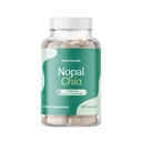 Santo Remedio Nopal Chia, Prickly Pear Cactus e Chia pillola dietetica della polvere, ingredienti clinicamente provati, senza glutine, non OGM, senza aggiunta di zucchero, 120 capsule, 60 porzioni per contenitore