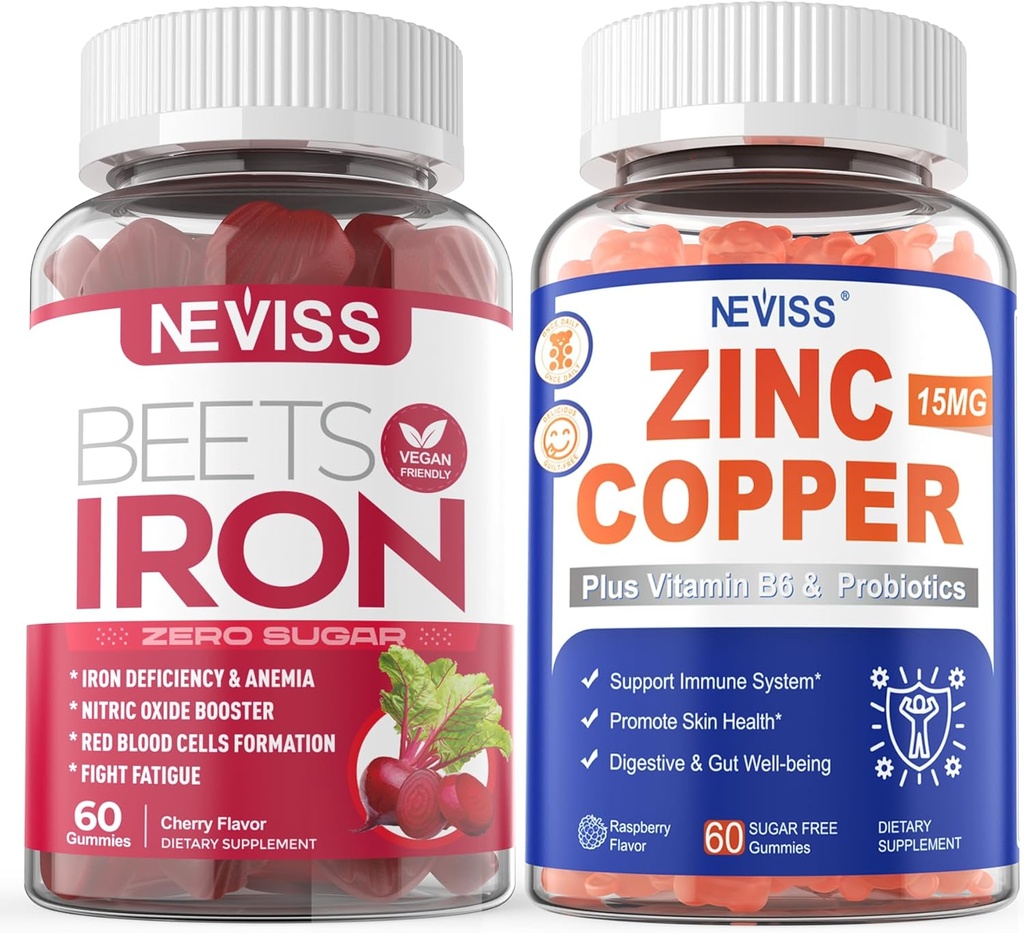 Gummies di ferro + Zinc Copper Gummies