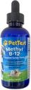 PetTest Methyl B12 Vitamin Liquid Drops 4fl oz (5000 MCG) Integratore con Methylcobalamin per animali diabetici, Assorbimento massimo per aumentare l'energia per cani e gatti