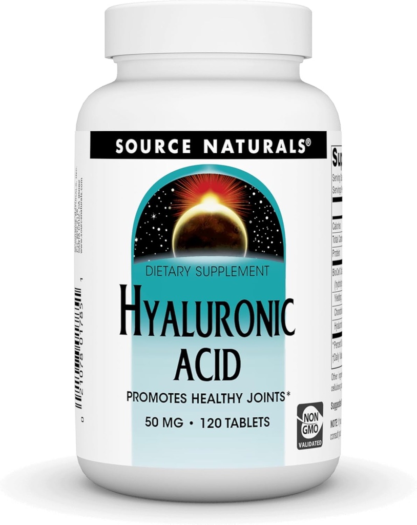 origine naturale acido ialuronico, 50 mg, 120 compresse