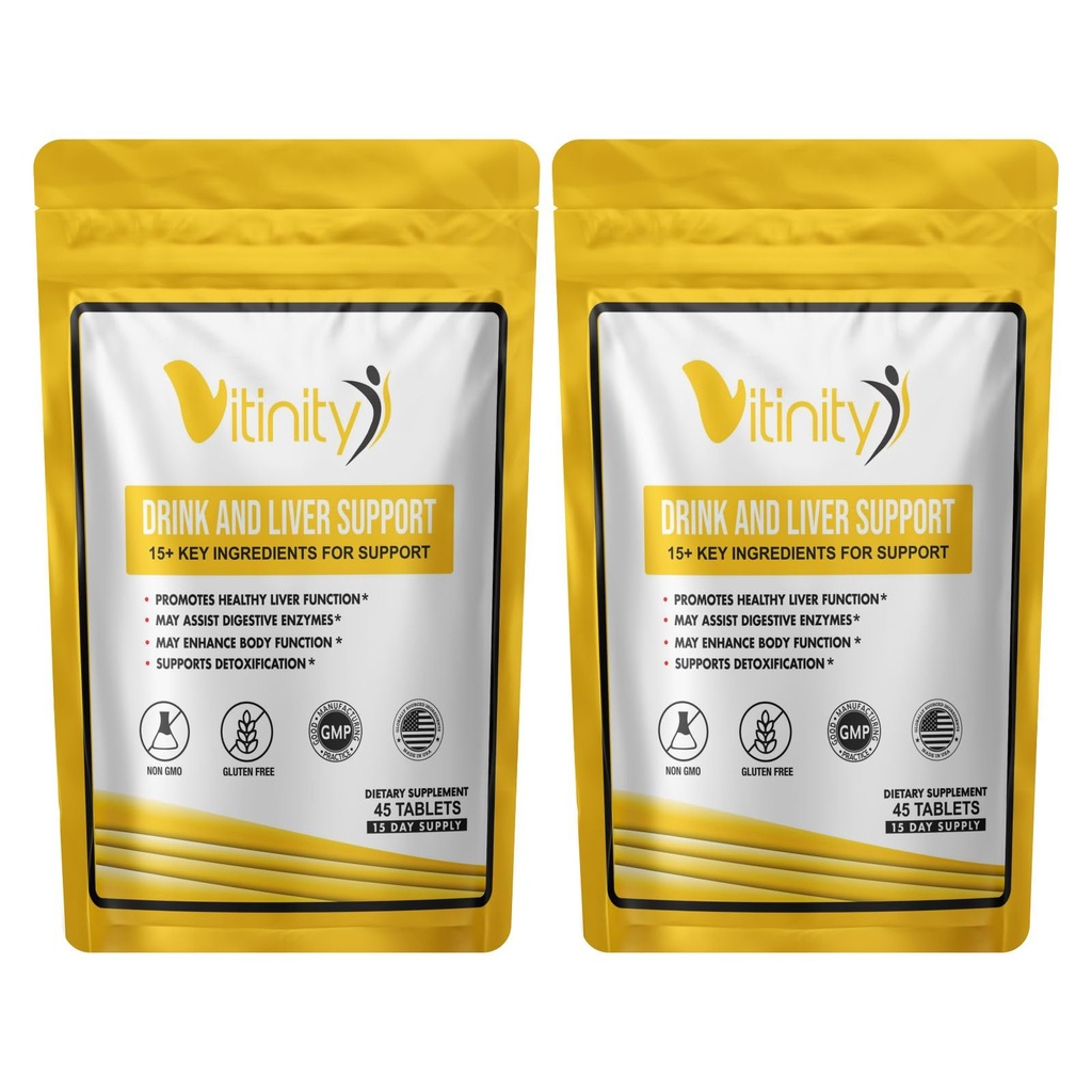 Supplemento 15+Key Ingredienti per il supporto della cravatta,Liver Health,Kudzu, Thistle del latte,Santo Basilio, DHM,Tutto Cleanse naturale,Riduzione radicale,Tavolette per rifornitori nutrienti(30 giorni)