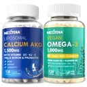 Supplemento 1500mg + Vegan Omega 3 Supplemento 1000mg