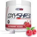 EHP Labs OxyShred Non Stimulant Pre Workout Polvere - Stim Free, Caffeine Free Preworkout per Uomini & Donne - Preallenamento non Stim - Polvere di energia senza zucchero - Raspberry, 60 Serve