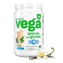 Vega Protein e Greens Protein Powder, Vanilla - 20g Plant Based Protein Plus Veggies, Vegan, Non OGM, Pea Protein per le donne e gli uomini, 21.7 Ounce (Packaging May Vary)