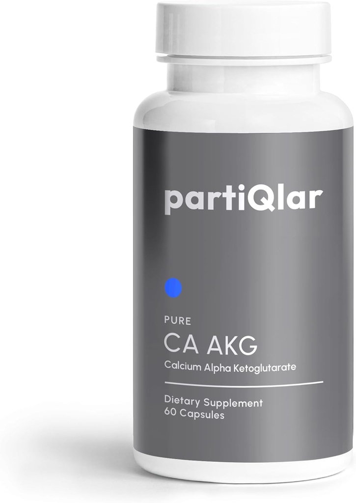 CA AKG Supplemento - Pure Alpha Ketoglutarate con alta bio-Avabilità - Calcium AKG Supplemento 1000mg per 2 capsule Serving - Supporta il processo di invecchiamento sano - Made in the USA - 60 capsule