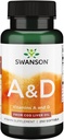 Swanson Vitamina A & D Skin Eye Immune System Health 250 Sgels
