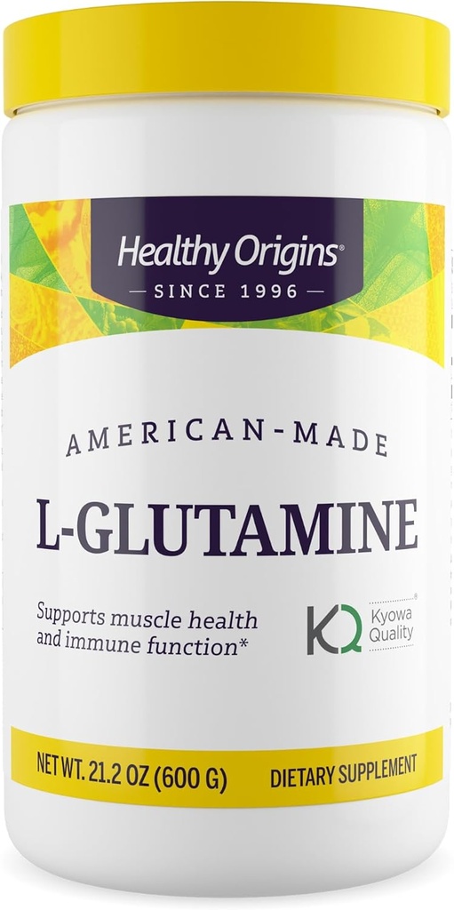 Origine sana L-Glutamina (American-Made, Non-OGM), 21.2 Ounce