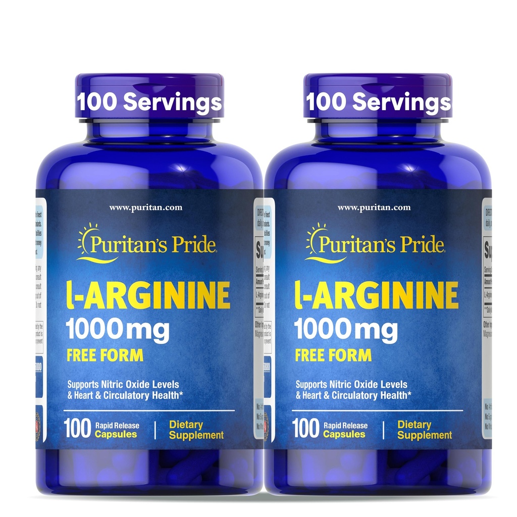 Puritan's Pride Premium 1000mcg, Integratore alimentare per Bone, E Supporto per la Salute Congiunto, Alimentazione di 100 giorni, 100 compresse, 2 Pack