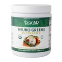 BRAINMD Dr Amen Neuro Greens Superfood - 7.9 oz - Supporta il benessere completo, la digestione + Immune & Brain Health - Gluten Free - 30 Serve